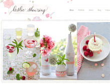 Tablet Screenshot of leslieshewring.com
